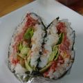 mikiha5's cooksnap of when they made コンビーフマヨのおにぎらず☆ツナ缶でも！.