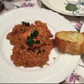 ナピト's cooksnap of when they made ツナバーグ詰めトマトのカレー.