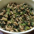 ｋエンジェルスマイル's cooksnap of when they made 大根葉の肉味噌炒め.