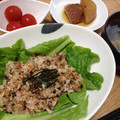 たこはづ's cooksnap of when they made 梅としらすの焼き飯.