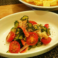 かくいぬ's cooksnap of when they made トマトと胡瓜の酢の物.