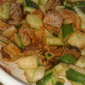 へそみ☆'s cooksnap of when they made 焼豚ときゅうり☆キムチの和え物.
