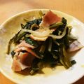 とものりのもと's cooksnap of when they made クウシンサイとモヤシのソテー.