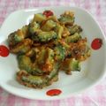 うさうさまろん's cooksnap of when they made 醤油麹でゴーヤのピカタ.