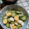 よちりん's cooksnap of when they made キュウリとゆで卵deさっぱり酢の物.