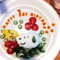 miim13's cooksnap of when they made 一歳の誕生日 スヌーピープレート.