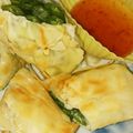 みぽco's cooksnap of when they made いんげんのふわチー春巻き♪.