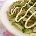 mmameco's cooksnap of when they made みょうがときゅうりのサラダ.