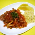 Jock's cooksnap of when they made 鶏もも肉のトマト煮.