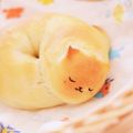 ぷちみみん's cooksnap of when they made トラ吉さんのニャンコベーグル♡.