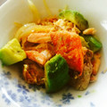 トーユ。's cooksnap of when they made 簡単！鮭とアボカドの醤油炒め.