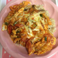 ＊なみへい＊'s cooksnap of when they made 旨みたっぷり♪チーズとキムチのトマト卵丼.