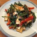 からぶ's cooksnap of when they made 空芯菜と厚揚げのピリ辛炒め.