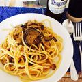 ゆかっクマ's cooksnap of when they made しめじ・なす・ツナの簡単和風パスタ.