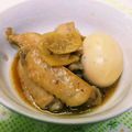 こぶたいち号's cooksnap of when they made コラーゲンたっぷり♪手羽中の煮物.