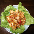 さっくん390's cooksnap of when they made 厚揚げとプチトマトで作る♪簡単エビチリ.