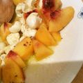 てんあき's cooksnap of when they made バルサミコで作る！桃モッツァレラ！.