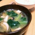 ＊ＡＫＯＲＩ＊'s cooksnap of when they made 色鮮やかな小松菜の味噌汁♪.