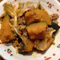 クック茶々茶's cooksnap of when they made カボチャと挽肉の煮物.
