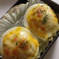 こうちゃんママ♡'s cooksnap of when they made ゆで卵のチーズ焼き☆お弁当♪.