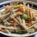 しのざくら's cooksnap of when they made 蓮根とごぼうと人参のサラダ.