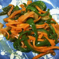 ともぽん♡'s cooksnap of when they made お弁当おかず★人参とピーマンのきんぴら.