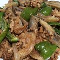 ♡鞠♡'s cooksnap of when they made ピーマンとひき肉のみそ炒め.
