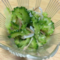 ☆yuiaya☆'s cooksnap of when they made めちゃうまゴーヤとミョウガのしらすあえ.