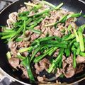 ぐぅ〜たらママさん's cooksnap of when they made 簡単！牛肉とニラのオイスターソース.
