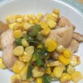 morio28's cooksnap of when they made 簡単！早い！ササミとコーン炒め✨.