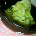 watyami's cooksnap of when they made 春キャベツ☆やさしいお酢でゴマよごし.