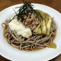 ままばなな1020's cooksnap of when they made 冷たいシーチキンと焼き茄子のとろろそば.
