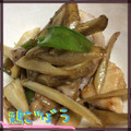 まゆちゃろ's cooksnap of when they made ☆鶏ごぼうの甘辛炒め☆.