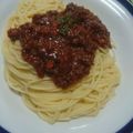 ☆゜｡まめぽん｡゜☆'s cooksnap of when they made ミートスパゲティ 究極に簡単.