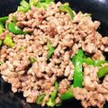 花花里's cooksnap of when they made ピーマンとひき肉のみそ炒め.