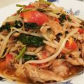 ふーどあばたー's cooksnap of when they made モロヘイヤとトマトのポン酢炒め.