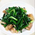 amjkao's cooksnap of when they made 鶏肉とニラの炒め物☆*。.
