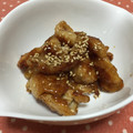 ムギたろう's cooksnap of when they made 簡単おつまみ 鶏皮の甘辛ゴマまぶし.