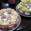 よぅぴ's cooksnap of when they made ジュエルペットルビー❤️のキャラケーキ♪.