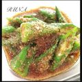 happyruna's cooksnap of when they made オクラの胡麻和え☆.