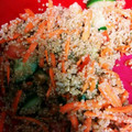 Harilet's cooksnap of when they made 押し麦とキヌアの和サラダ.