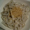 pattymint's cooksnap of when they made ゴマたっぷりレンコンサラダ.