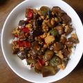 fiatcinq's cooksnap of when they made ナスとピーマン肉味噌炒め～ご飯がすすむ味.
