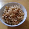 ＬＵＣＩ's cooksnap of when they made 時短☆ゴボウと人参de料亭の炊き込みご飯.