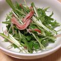 結真は道産子♪'s cooksnap of when they made 簡単！かにかま水菜.