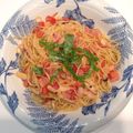Mizuho1990's cooksnap of when they made 塩トマト　de　秋のパスタ.