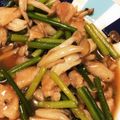 Re0ka's cooksnap of when they made ニンニクの芽と鶏胸肉のやわらか炒め.