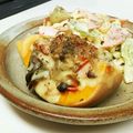 しじみごはん's cooksnap of when they made バターナッツのバター醤油茸詰めチーズ焼き.