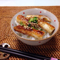 サンディサンディ's cooksnap of when they made ねぎだれで香ばしい♪ちくわ照り蒲焼き丼.