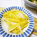 ruruyun's cooksnap of when they made 千切りさつまいもと梨のサラダ.